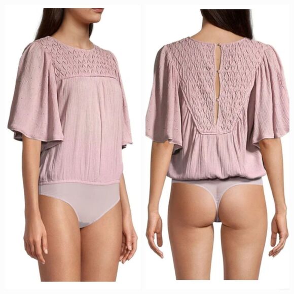 FREE PEOPLE INTIMATELY PERFECT CATCH BODYSUIT, SIZE L, NWT - Picture 1 of 8